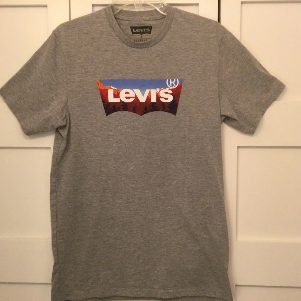 Levi’s Mountain Forest Logo Tee NWOT